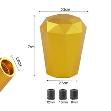 Load image into Gallery viewer, Universal Car Manual Gear Aluminum Diamond Shape Racing Stick Shift Knob Lever Shifter Racing Shift Knob
