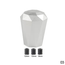 Load image into Gallery viewer, Universal Car Manual Gear Aluminum Diamond Shape Racing Stick Shift Knob Lever Shifter Racing Shift Knob
