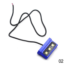 Load image into Gallery viewer, Universal 3LED 12V Motorcycle License Plate Lights Decorative Lamp Aluminum
