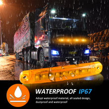 Load image into Gallery viewer, 2Pcs Truck Side Marker Light LED Lighting Parking Marker Lamps Trailer Truck Marker Lights 12V- 24V
