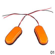 Load image into Gallery viewer, 2Pcs Truck Side Marker Light Amber Warning Trailer Indicator Lorry Rear Side Signal Lamps12V 24V
