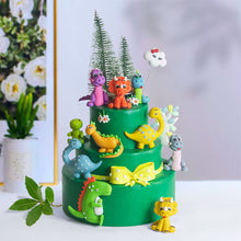 Load image into Gallery viewer, 3D Dinosaur Cake Topper Cartoon Kids Birthday Cake Decoration Party Favors Supplies Boys Toy Love gifts Cute Figure Ornaments
