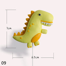 Load image into Gallery viewer, 3D Dinosaur Cake Topper Cartoon Kids Birthday Cake Decoration Party Favors Supplies Boys Toy Love gifts Cute Figure Ornaments
