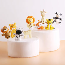 Load image into Gallery viewer, 3D Dinosaur Cake Topper Cartoon Animals Kids Birthday Cake Decoration Party Favors Supplies Boys Toy Love gifts Cute Figure Ornaments
