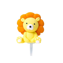 Load image into Gallery viewer, 3D Dinosaur Cake Topper Cartoon Animals Kids Birthday Cake Decoration Party Favors Supplies Boys Toy Love gifts Cute Figure Ornaments
