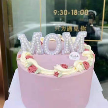 Load image into Gallery viewer, Mother’s Birthday Cake Topper Decoration Mother's Day Cake Topper Decoration I Love Mom Bithday Cupcake Toppers
