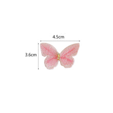 Load image into Gallery viewer, 5pcs Butterfly Cake Decoration Embroidery Butterfly Cake Topper Romantic Valentine's Day Baking Decoration Supplies
