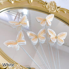 Load image into Gallery viewer, 5pcs Butterfly Cake Decoration Embroidery Butterfly Cake Topper Romantic Valentine's Day Baking Decoration Supplies
