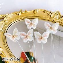 Load image into Gallery viewer, 5pcs Butterfly Cake Decoration Embroidery Butterfly Cake Topper Romantic Valentine's Day Baking Decoration Supplies

