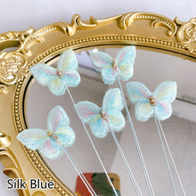 Load image into Gallery viewer, 5pcs Butterfly Cake Decoration Embroidery Butterfly Cake Topper Romantic Valentine's Day Baking Decoration Supplies
