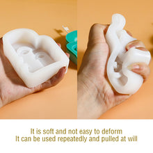 Load image into Gallery viewer, DIY Design Face Silicone Candle Mold Abstract Face Carving Art Aromatherapy Plaster Home Decoration Mold Wedding Gift
