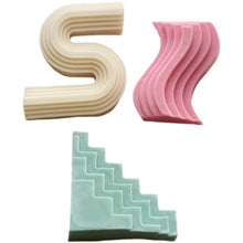 Load image into Gallery viewer, DIY Geometry Silicone Candle Mold Carving Art Aromatherapy Plaster Home Decoration Mold Wedding Gift
