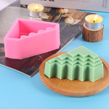Load image into Gallery viewer, DIY Geometry Silicone Candle Mold Carving Art Aromatherapy Plaster Home Decoration Mold Wedding Gift
