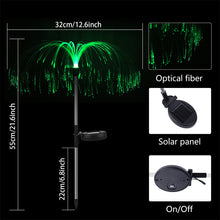 Load image into Gallery viewer, Jellyfish Shape Solar Light Fireworks Lamp Solar Powered Waterproof Outdoor Garden Light Lawn Automatic Lamp

