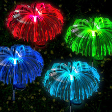 Load image into Gallery viewer, Jellyfish Shape Solar Light Fireworks Lamp Solar Powered Waterproof Outdoor Garden Light Lawn Automatic Lamp
