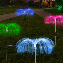 Load image into Gallery viewer, Jellyfish Shape Solar Light Fireworks Lamp Solar Powered Waterproof Outdoor Garden Light Lawn Automatic Lamp
