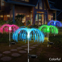 Load image into Gallery viewer, Jellyfish Shape Solar Light Fireworks Lamp Solar Powered Waterproof Outdoor Garden Light Lawn Automatic Lamp
