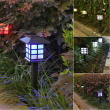 Load image into Gallery viewer, 2Pcs Solar Lights with House Shape LED Lamp Solar Powered Waterproof Outdoor Garden Light Lawn Automatic Lamp
