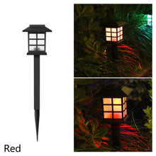 Load image into Gallery viewer, 2Pcs Solar Lights with House Shape LED Lamp Solar Powered Waterproof Outdoor Garden Light Lawn Automatic Lamp
