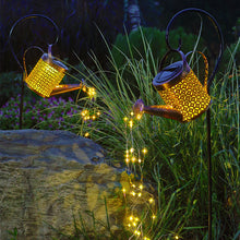 Load image into Gallery viewer, Watering Can Solar Light LED Fireworks Lamp Solar Powered Waterproof Outdoor Garden Light Lawn Automatic Lamp
