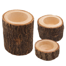 Load image into Gallery viewer, Wooden Branch Candle Holder Round Candlestick Table Desktop Decoration Plant Flower Plot Home Wedding Decor
