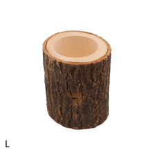 Load image into Gallery viewer, Wooden Branch Candle Holder Round Candlestick Table Desktop Decoration Plant Flower Plot Home Wedding Decor
