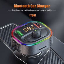 Load image into Gallery viewer, Car FM Transmitter Car MP3 Player Type C PD 20W USB QC3.0 Fast Charging Car Charger Handsfree Bluetooth 5.0 FM Modulator
