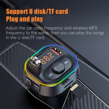 Load image into Gallery viewer, Car FM Transmitter Car MP3 Player Type C PD 20W USB QC3.0 Fast Charging Car Charger Handsfree Bluetooth 5.0 FM Modulator
