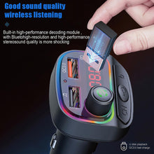 Load image into Gallery viewer, Car Bluetooth C14 FM Transmitter Wireless MP3 Music Bluetooth Transmitter Bluetooth 5.0 Car Kit Dual USB Car Charger
