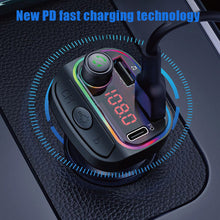 Load image into Gallery viewer, Car Bluetooth C14 FM Transmitter Wireless MP3 Music Bluetooth Transmitter Bluetooth 5.0 Car Kit Dual USB Car Charger
