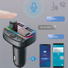 Load image into Gallery viewer, Car Bluetooth C14 FM Transmitter Wireless MP3 Music Bluetooth Transmitter Bluetooth 5.0 Car Kit Dual USB Car Charger
