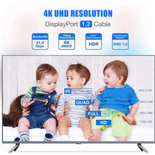 Load image into Gallery viewer, Displayport Cable DP to DP Cable 4K Display Port Adapter for apple tv box xbox series x Projectors
