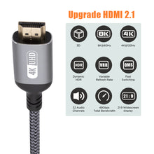 Load image into Gallery viewer, 4K HDMI Cable HDMI 2.1 Wire for Xiaomi Xbox Serries X PS5 PS4 Chromebook Laptops 120Hz HDMI Splitter Digital Cable Cord
