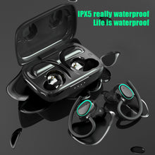 Load image into Gallery viewer, Bluetooth 5.1 TWS Wireless Earphones Sports Waterproof Earbuds Stereo 9D Bass Headsets Touch Control Earphones With Microphone
