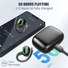 Load image into Gallery viewer, Bluetooth 5.1 TWS Wireless Earphones Sports Waterproof Earbuds Stereo 9D Bass Headsets Touch Control Earphones With Microphone
