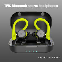 Load image into Gallery viewer, 20 Hours Play time Swimming Waterproof Bluetooth Earphone Dual Wear Style Sport Wireless Headset TWS Ipx7 Earbuds Stereo
