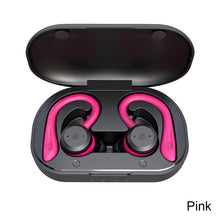 Load image into Gallery viewer, 20 Hours Play time Swimming Waterproof Bluetooth Earphone Dual Wear Style Sport Wireless Headset TWS Ipx7 Earbuds Stereo

