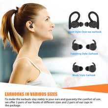 Load image into Gallery viewer, 20 Hours Play time Swimming Waterproof Bluetooth Earphone Dual Wear Style Sport Wireless Headset TWS Ipx7 Earbuds Stereo
