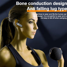 Load image into Gallery viewer, V28 Bone Conduction Bluetooth-compatible Business Earphone Wireless Stereo Earbuds Headset Single Headphone With Microphone
