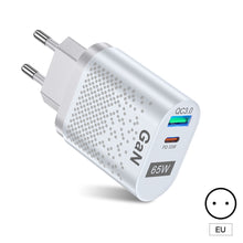 Load image into Gallery viewer, Gallium Nitride USB Charger PD Smart Fast Charging Cell Phone Charging Head QC3.0 Laptop Universal Quick Gan Charging Source
