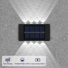 Load image into Gallery viewer, Solar Wall Lights Garden Fence Waterproof Solar Led Light Outdoor Solar Wall Stair Light Courtyard Street Landscape Garden Decor Wall Lamp
