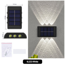 Load image into Gallery viewer, Solar Wall Lights Garden Fence Waterproof Solar Led Light Outdoor Solar Wall Stair Light Courtyard Street Landscape Garden Decor Wall Lamp
