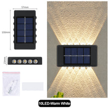 Load image into Gallery viewer, Solar Wall Lights Garden Fence Waterproof Solar Led Light Outdoor Solar Wall Stair Light Courtyard Street Landscape Garden Decor Wall Lamp
