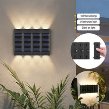 Load image into Gallery viewer, Wall Splicing Solar Lights Garden Fence Waterproof Solar Led Light Outdoor Solar Wall Stair Light Courtyard Street Landscape Garden Decor Wall Lamp
