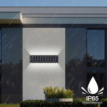 Load image into Gallery viewer, Wall Splicing Solar Lights Garden Fence Waterproof Solar Led Light Outdoor Solar Wall Stair Light Courtyard Street Landscape Garden Decor Wall Lamp
