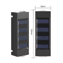 Load image into Gallery viewer, Wall Splicing Solar Lights Garden Fence Waterproof Solar Led Light Outdoor Solar Wall Stair Light Courtyard Street Landscape Garden Decor Wall Lamp
