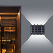 Load image into Gallery viewer, Wall Splicing Solar Lights Garden Fence Waterproof Solar Led Light Outdoor Solar Wall Stair Light Courtyard Street Landscape Garden Decor Wall Lamp
