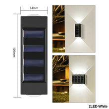 Load image into Gallery viewer, Wall Splicing Solar Lights Garden Fence Waterproof Solar Led Light Outdoor Solar Wall Stair Light Courtyard Street Landscape Garden Decor Wall Lamp

