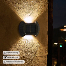 Load image into Gallery viewer, Wall Solar Lights Garden Fence Waterproof Solar Led Light Outdoor Solar Wall Stair Light Courtyard Street Landscape Garden Decor Wall Lamp
