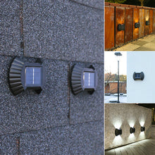 Load image into Gallery viewer, Wall Solar Lights Garden Fence Waterproof Solar Led Light Outdoor Solar Wall Stair Light Courtyard Street Landscape Garden Decor Wall Lamp
